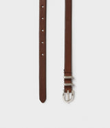 Saddler Kilen Läderbälte - Brun - 80