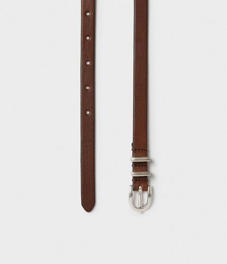 Saddler Kilen Läderbälte - Brun - 80