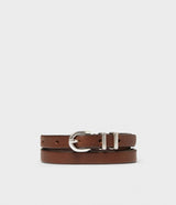 Saddler Kilen Läderbälte - Brun - 80