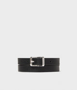 Saddler Strien Läderbälte - Svart - 130