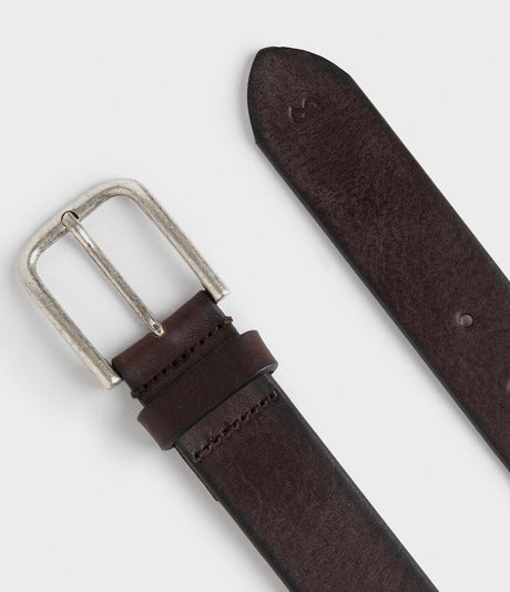 Saddler Bergviken Läderbälte - Mörkbrun - 85