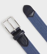 Saddler Marstrand textilbälte - Blå - 80