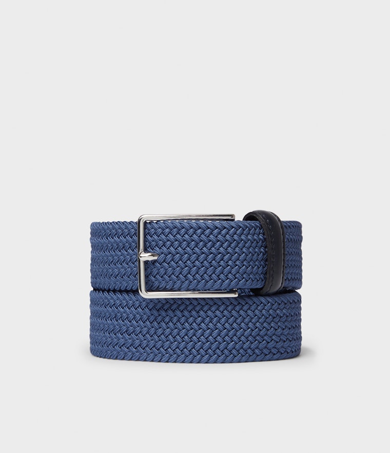 Saddler Marstrand textilbälte - Blå - 80
