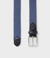 Saddler Marstrand textilbälte - Blå - 80