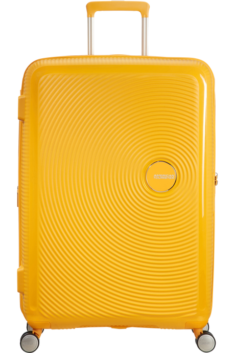 American Tourister Soundbox 77cm - Stor Expanderbar Golden Yellow