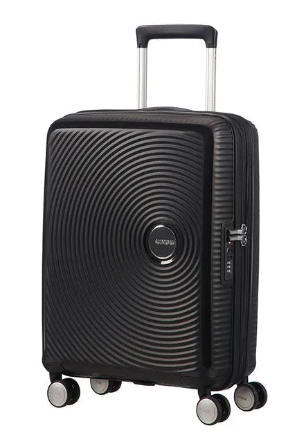 American Tourister Soundbox 55cm - Kabinväska Expanderbar Bass Black