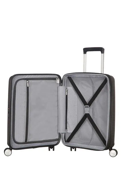 American Tourister Soundbox 55cm - Kabinväska Expanderbar Bass Black