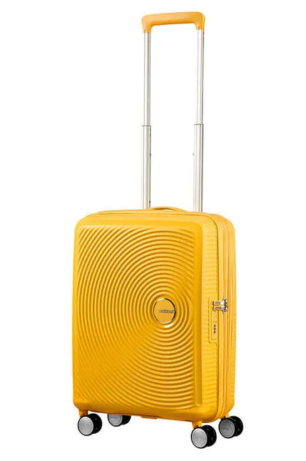 American Tourister Soundbox 55cm - Kabinväska Expanderbar Golden Yellow