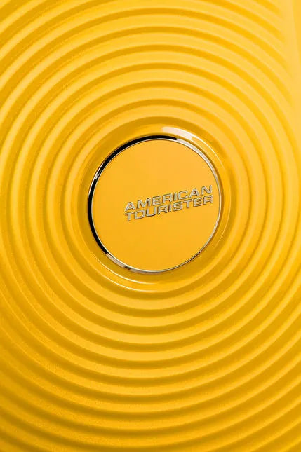 American Tourister Soundbox 55cm - Kabinväska Expanderbar Golden Yellow