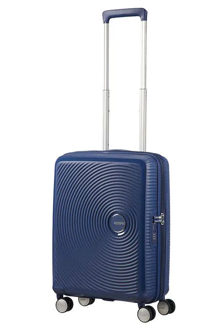 American Tourister Soundbox 55cm - Kabinväska Expanderbar Midnight Navy