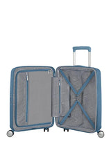 American Tourister Soundbox 55cm - Kabinväska Expanderbar Stone Blue
