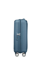 American Tourister Soundbox 55cm - Kabinväska Expanderbar Stone Blue