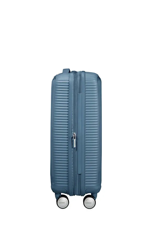 American Tourister Soundbox 55cm - Kabinväska Expanderbar Stone Blue