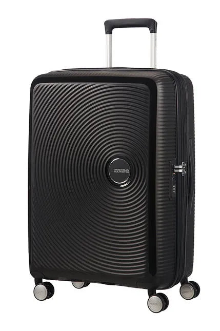 American Tourister Soundbox 67cm - Mellanstor Expanderbar Bass Black