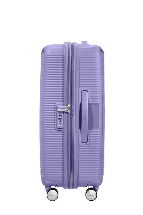 American Tourister Soundbox 67cm - Mellanstor Expanderbar Lavender