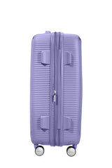American Tourister Soundbox 67cm - Mellanstor Expanderbar Lavender