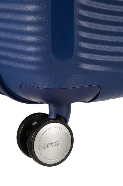 American Tourister Soundbox 67cm - Mellanstor Expanderbar Midnight Navy