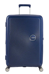 American Tourister Soundbox 67cm - Mellanstor Expanderbar Midnight Navy