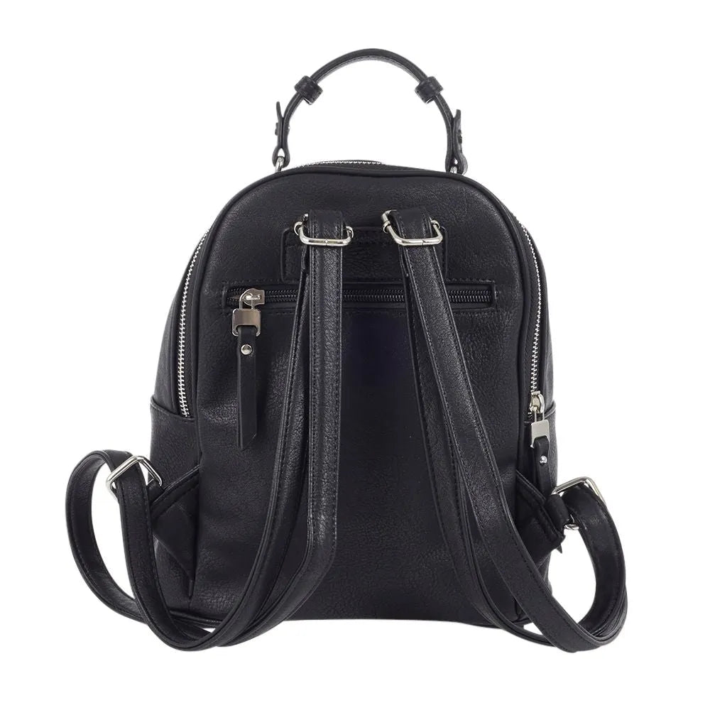 Ulrika Design Noos Leather Backpack - Black