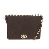 Ulrika Design Gold Bar Shoulder Bag 22 cm - Brown - Handbag