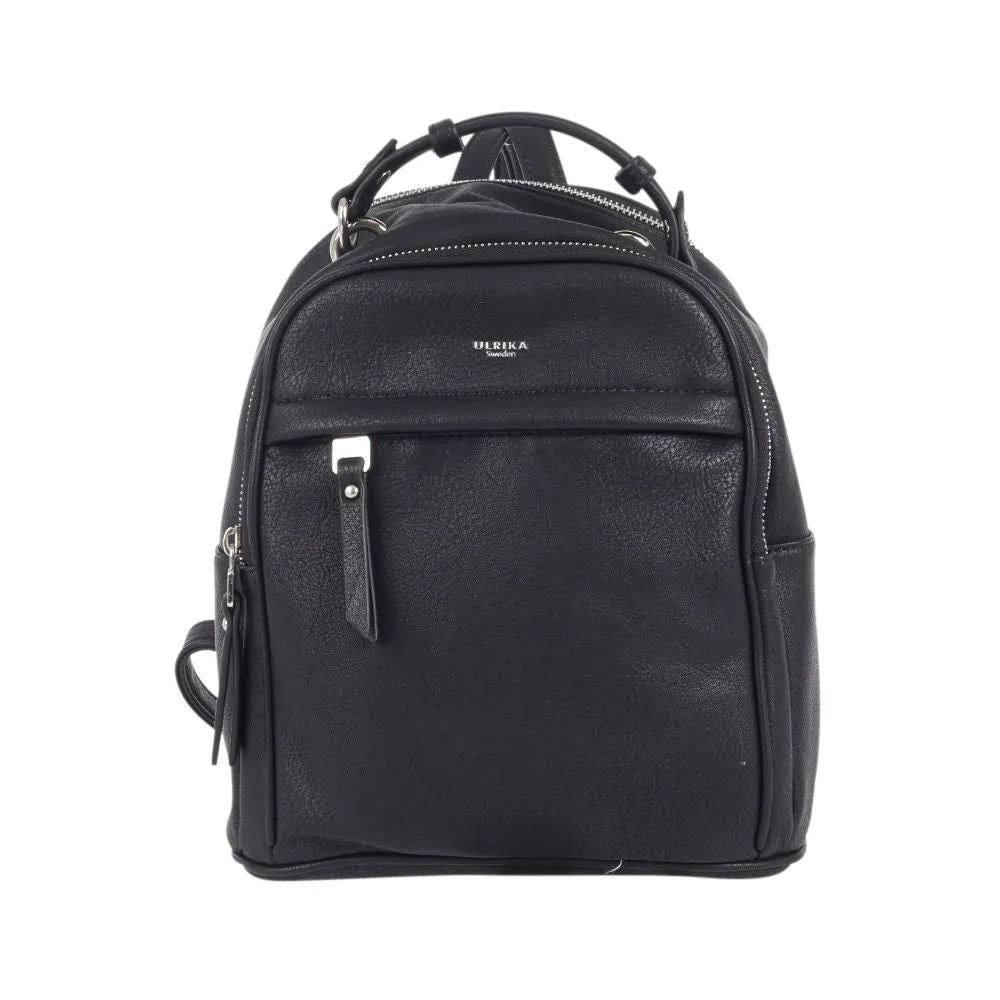 Ulrika Design Noos Leather Backpack - Black