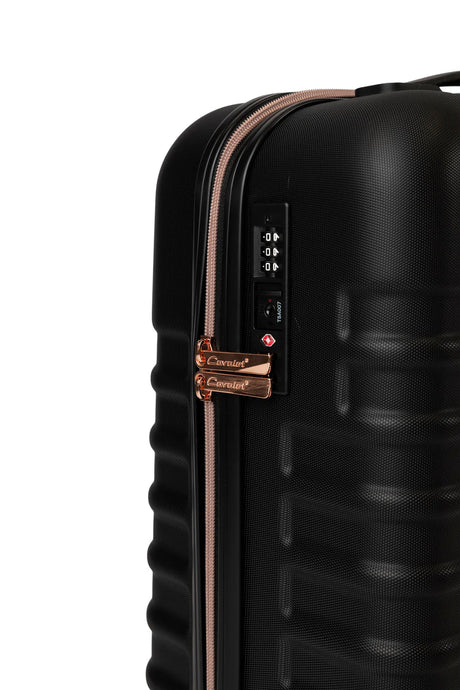 Cavalet Pasadena 54cm - Cabin Suitcase Black/Rose
