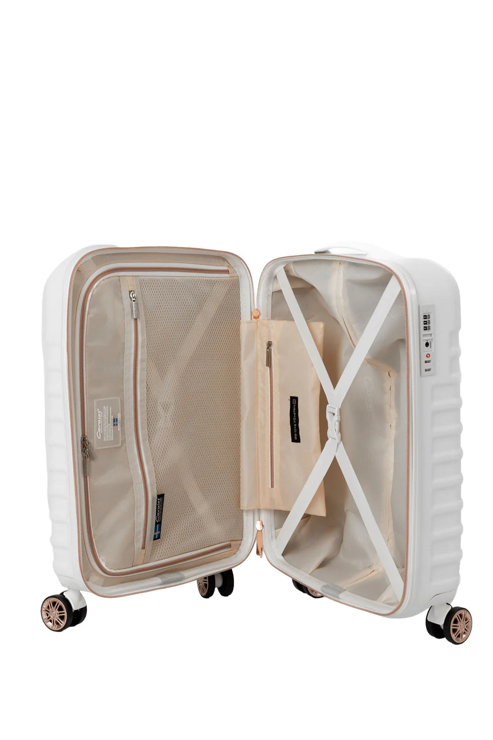 Cavalet Pasadena 54cm - Cabin Suitcase White/Rose