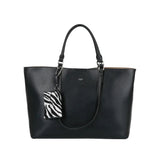 Ulrika Design Zebra Shoppingväska - Svart - Handväska