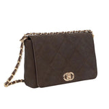 Ulrika Design Gold Bar Shoulder Bag 22 cm - Brown - Handbag