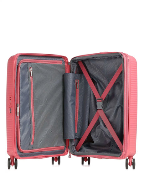 American Tourister Soundbox 55cm - Kabinväska Expanderbar Sun Kissed Coral