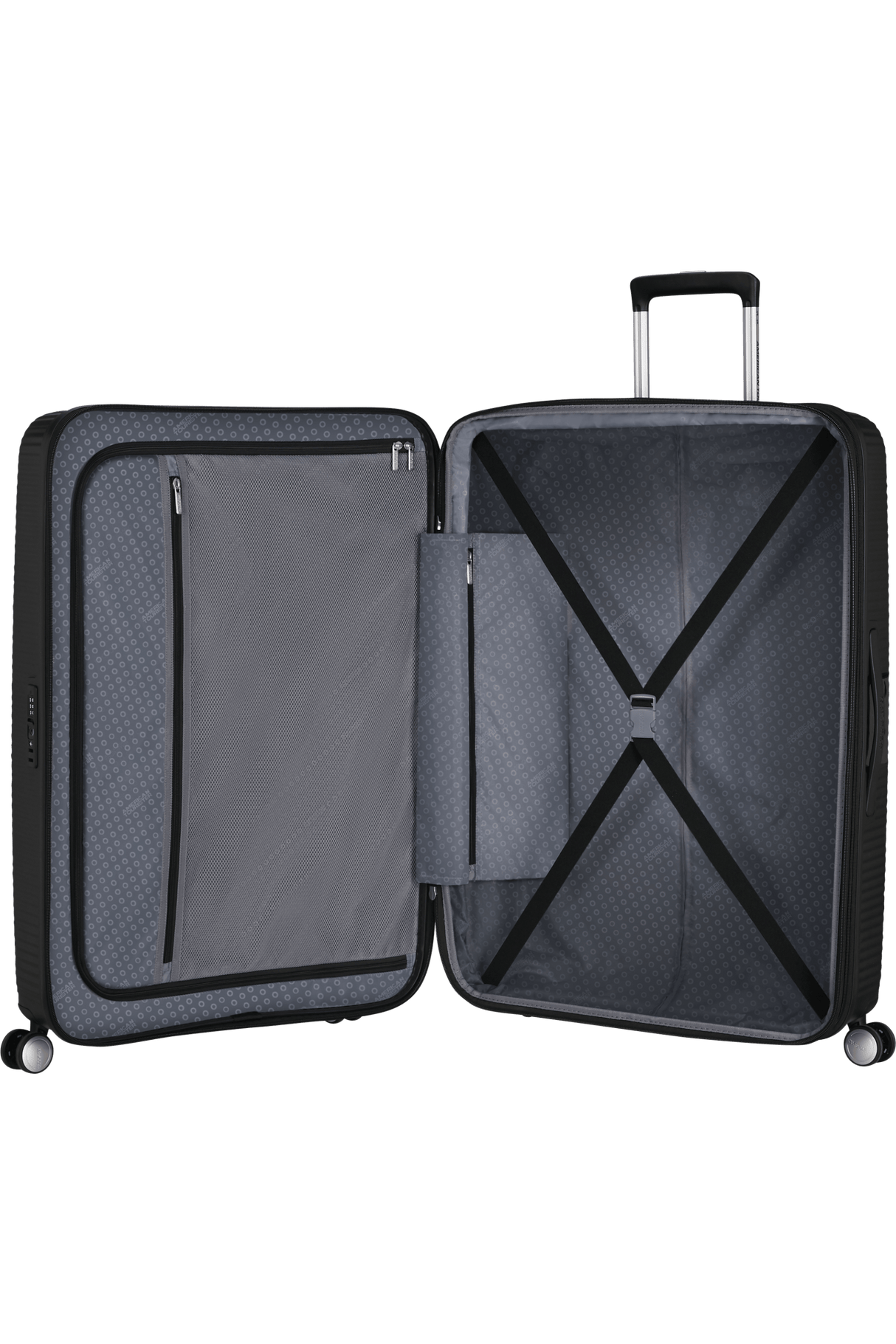 American Tourister Soundbox 80 cm - Extra stor expanderbar Bass Black