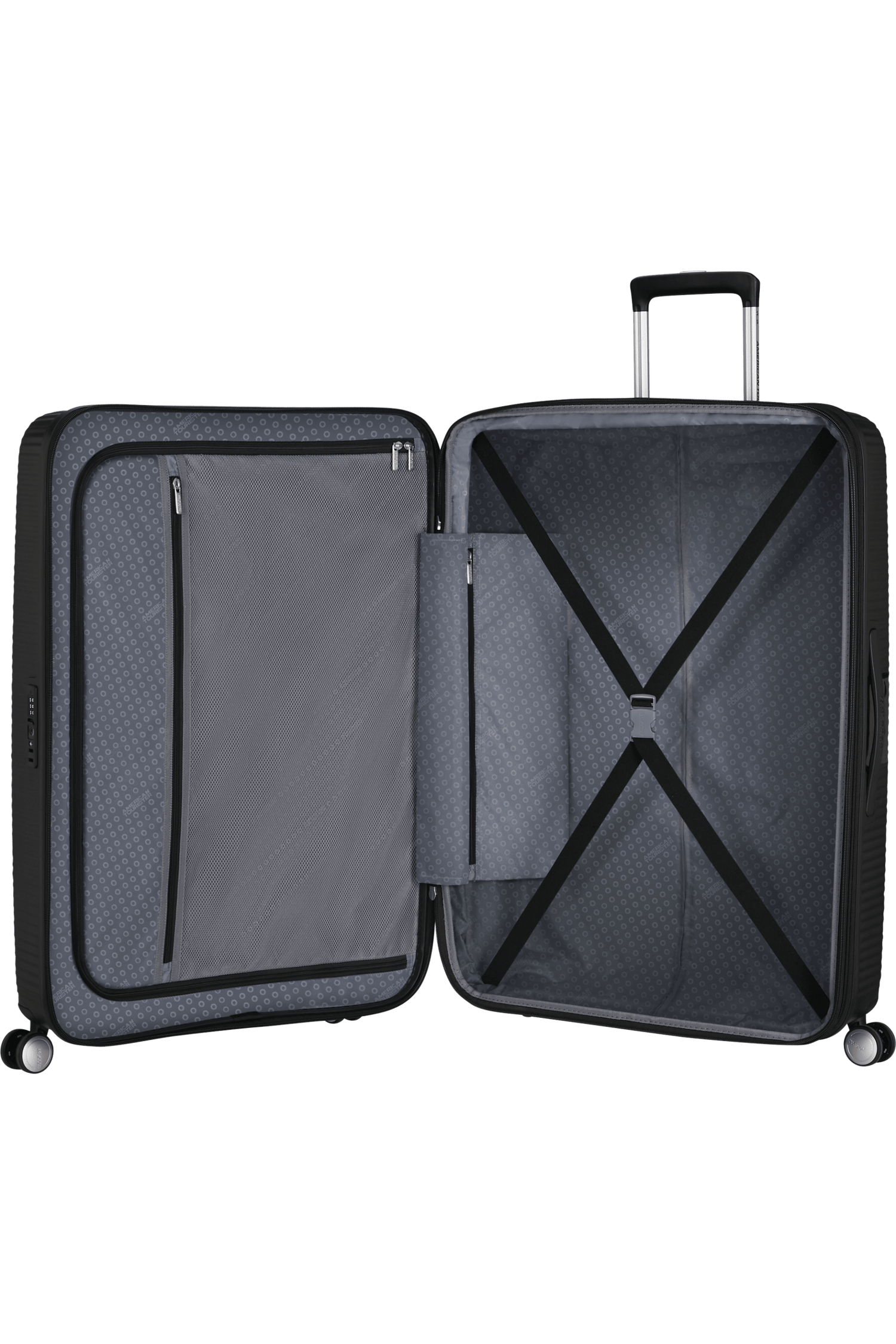 American Tourister Soundbox 80 cm - Extra stor expanderbar Bass Black