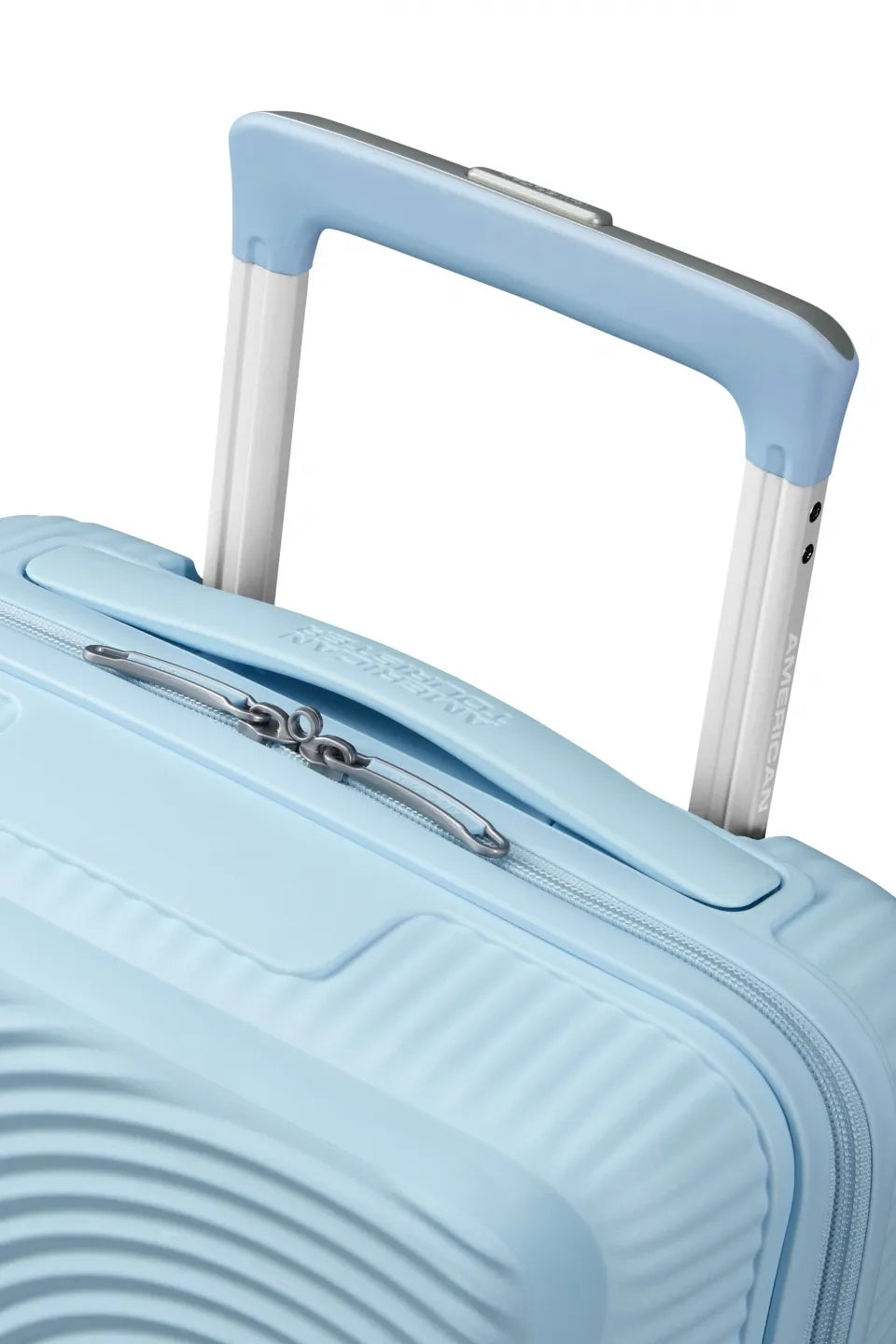 American Tourister Soundbox Mini - Cabin Suitcase Pastel Blue