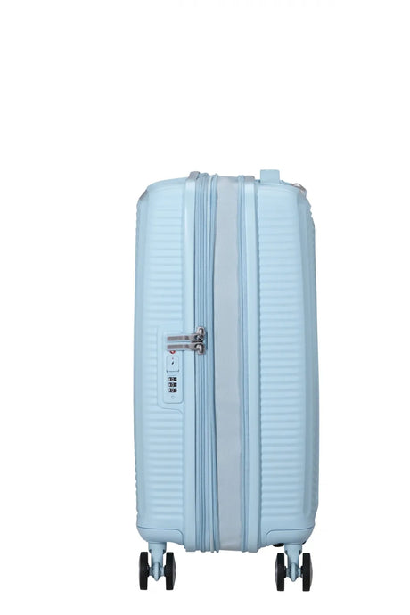 American Tourister Soundbox 55cm - Kabinväska Expanderbar Pastel Blue