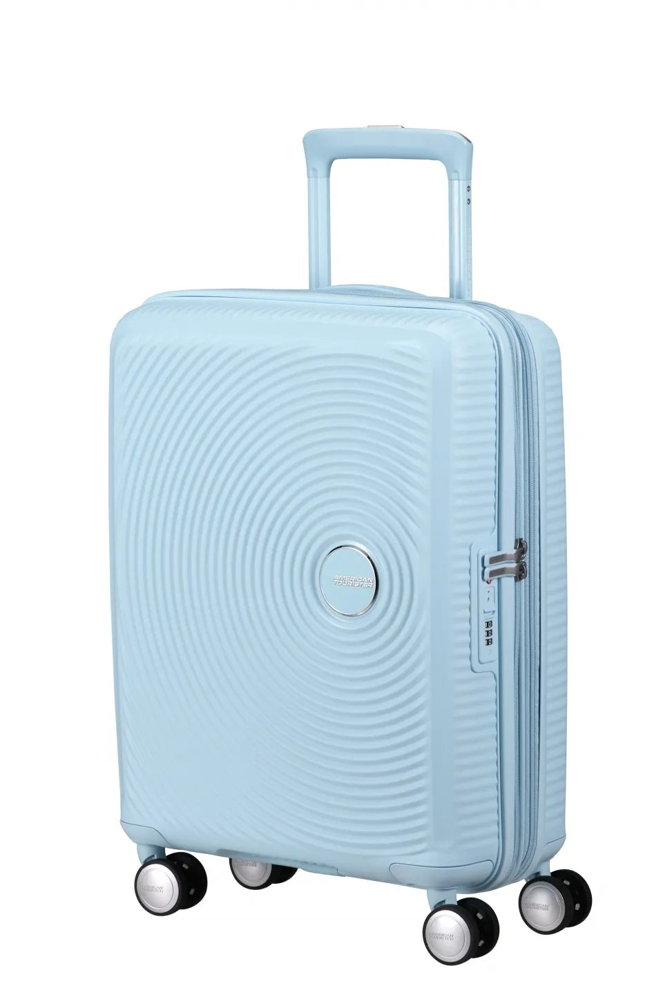 American Tourister Soundbox 55cm - Kabinväska Expanderbar Pastel Blue