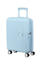 American Tourister Soundbox 55cm - Kabinväska Expanderbar Pastel Blue