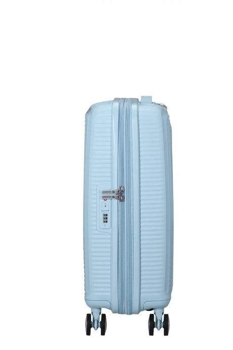 American Tourister Soundbox 55cm - Kabinväska Expanderbar Pastel Blue