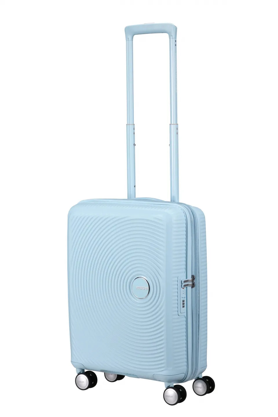 American Tourister Soundbox 55cm - Kabinväska Expanderbar Pastel Blue