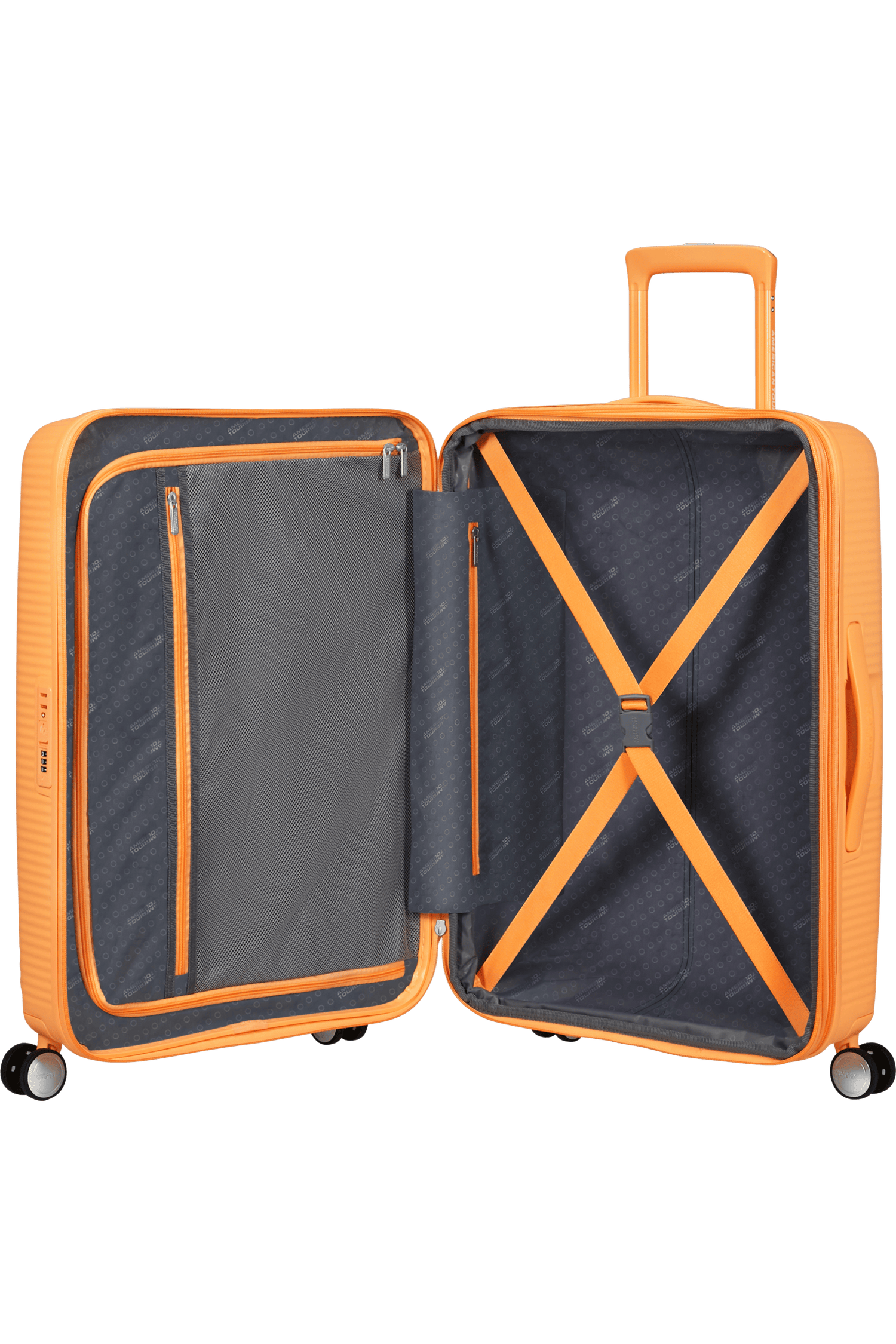 American Tourister Soundbox 67cm - Mellanstor Expanderbar Papaya Pop