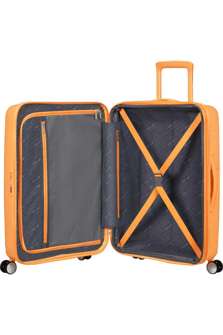 American Tourister Soundbox 67cm - Mellanstor Expanderbar Papaya Pop
