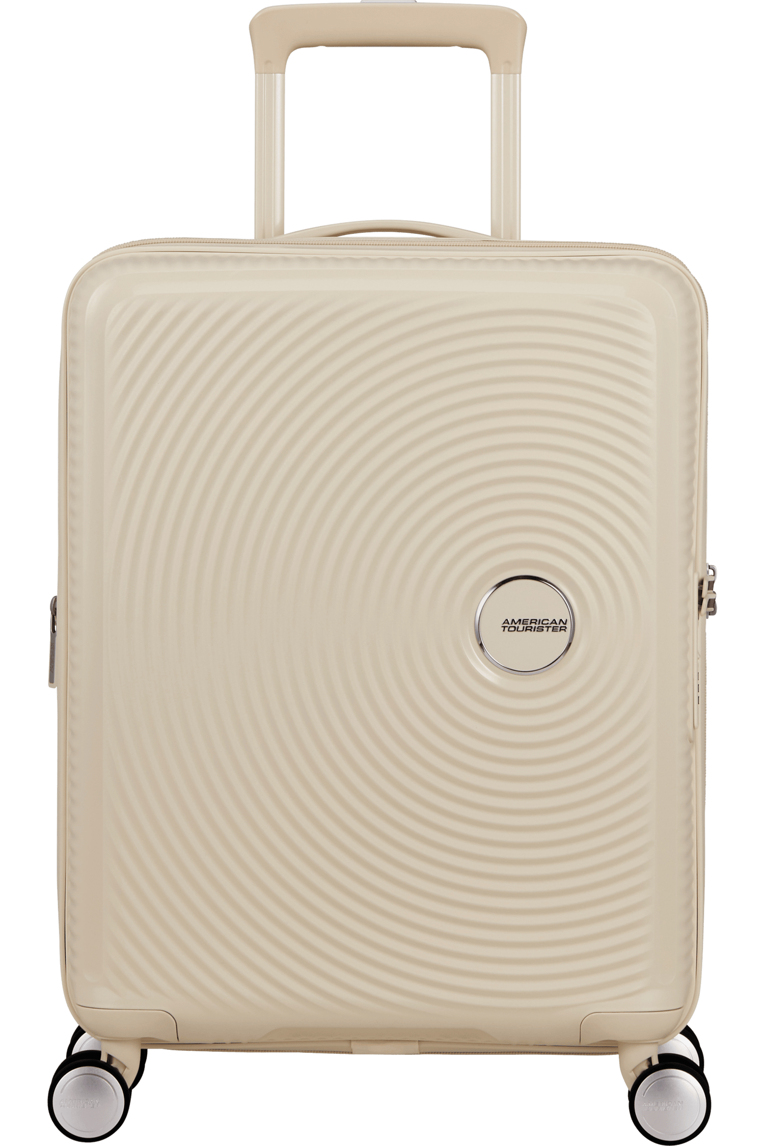 American Tourister Soundbox 55cm - Kabinväska Expanderbar Coconut Sand