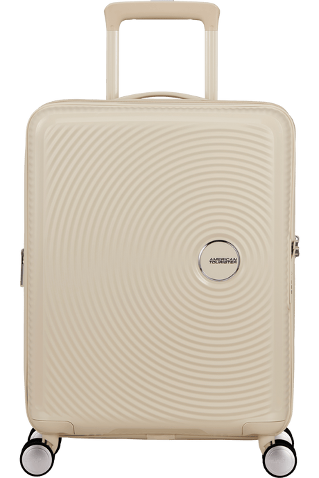 American Tourister Soundbox 55cm - Kabinväska Expanderbar Coconut Sand