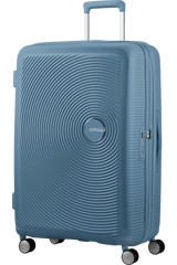 American Tourister Soundbox 77cm - Stor Expanderbar Stone Blue