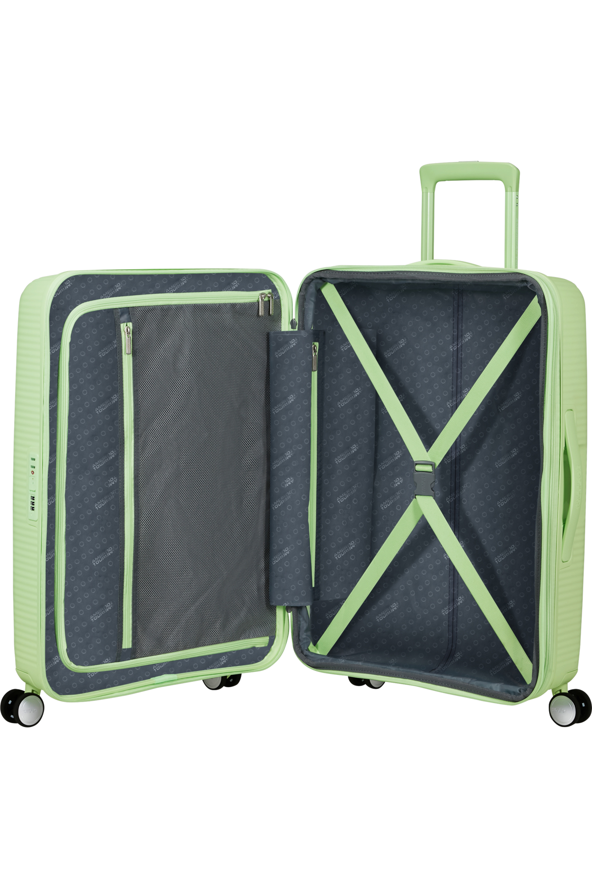 American Tourister Soundbox 67cm - Mellanstor Expanderbar Kiwi Green
