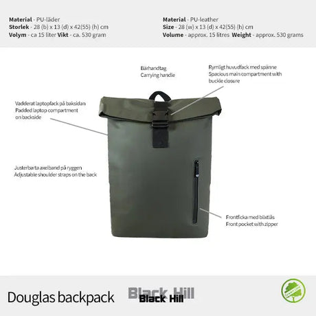 Blackhill Douglas Rolltop Ryggsäck - Ryggsäck