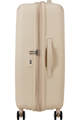 American Tourister Soundbox 67cm - Mellanstor Expanderbar Coconut Sand