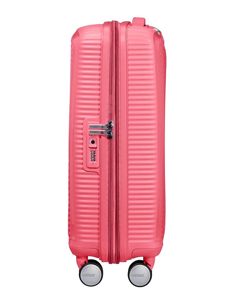American Tourister Soundbox 55cm - Kabinväska Expanderbar Sun Kissed Coral