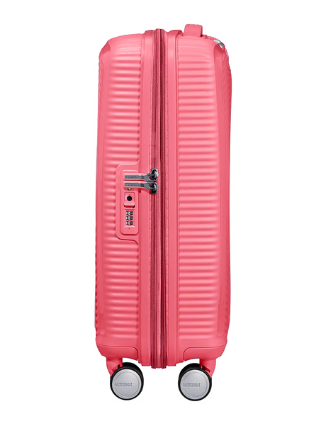 American Tourister Soundbox 55cm - Kabinväska Expanderbar Sun Kissed Coral