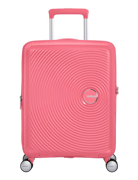 American Tourister Soundbox 55cm - Kabinväska Expanderbar Sun Kissed Coral