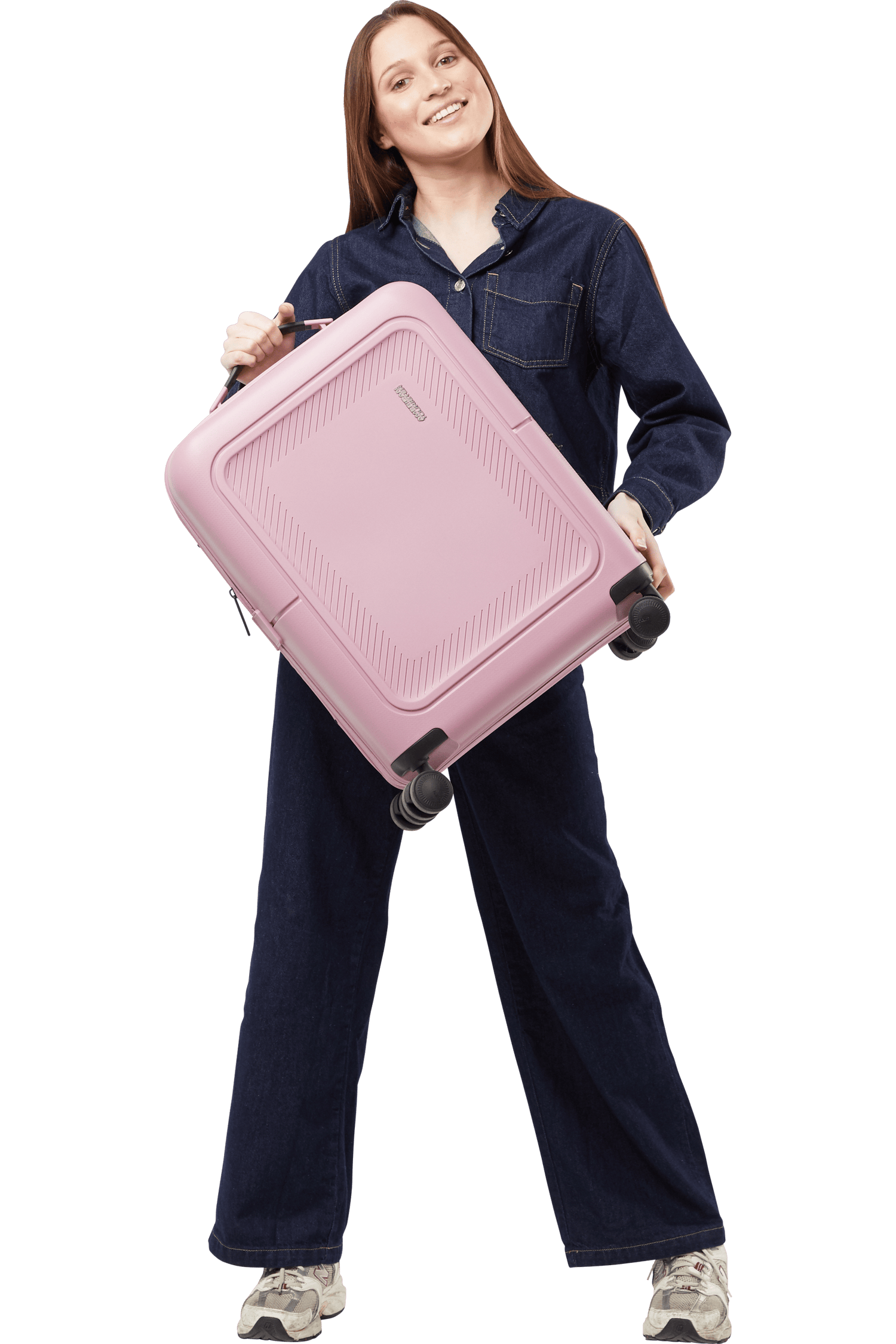 American Tourister Dashpop 55cm - Kabinväska Expanderbar Lilas Pink